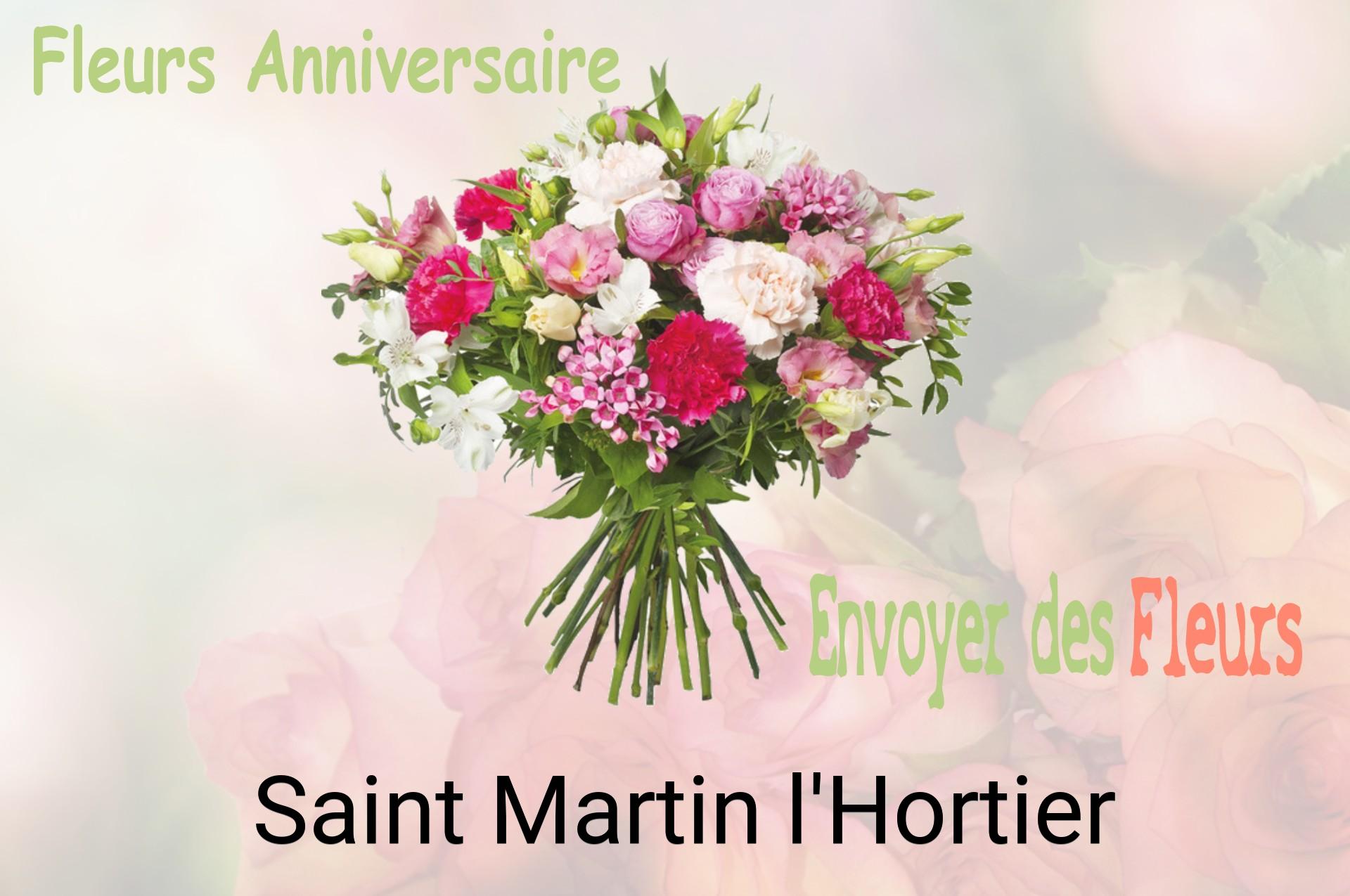 Bouquet de fleurs d’anniversaire livré à Saint-Martin-l'Hortier